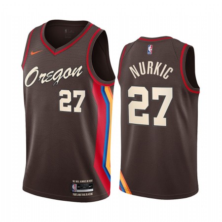 Dres Portland Trail Blazers Jusuf Nurkic 27 2020-21 City Edition Swingman